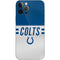 NFL Indianapolis Colts White Striped iPhone 12 Pro Skin